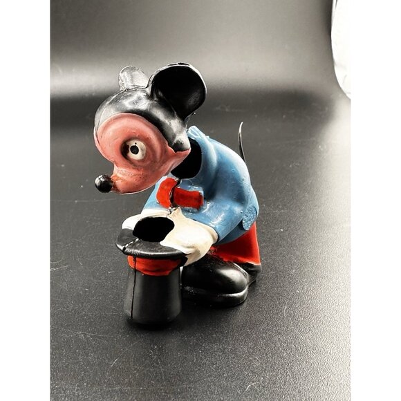 Vtg 1950 Walt Disney Production Marx Toy Mickey Mouse Bobble Head Antique Nodder - Picture 1 of 12